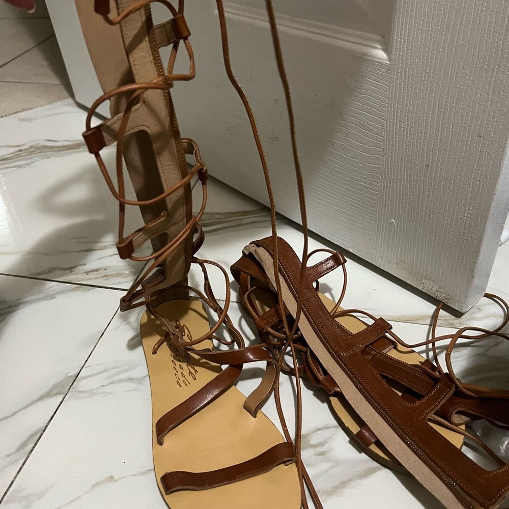 Greek gladiator sandals